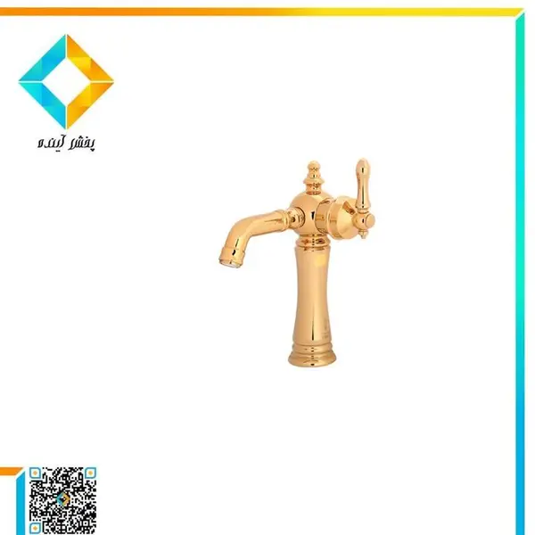 شیر روشویی زرشام مدل ونیز طلایی - 5