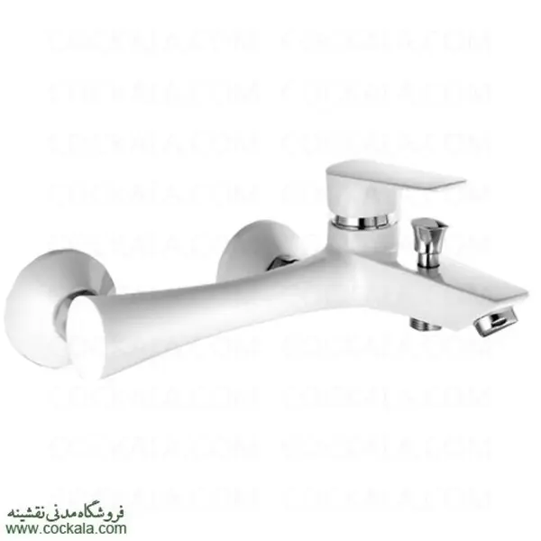 شیر حمام البرز روز مدل کارن سفید - 5