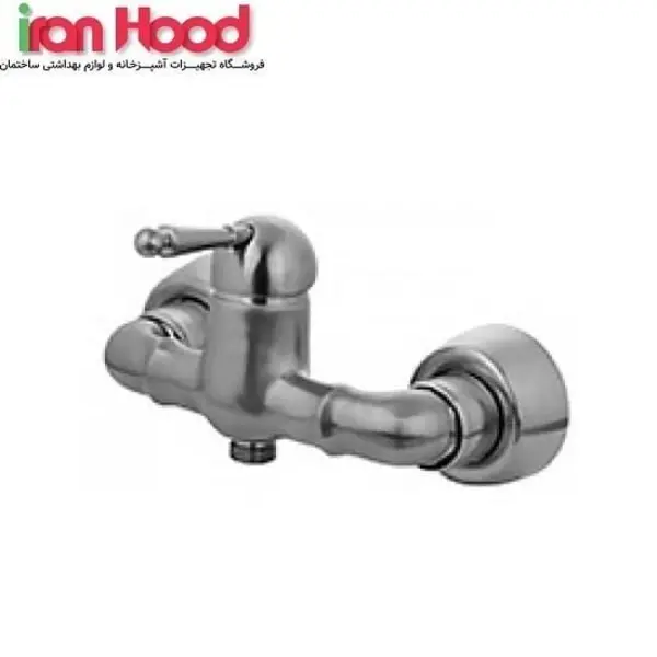 شیر توالت البرز روز مدل مارتین استیل مات - 2