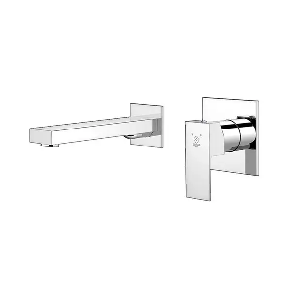 شیر روشویی توکار کاویان مدل نوژا - 2
