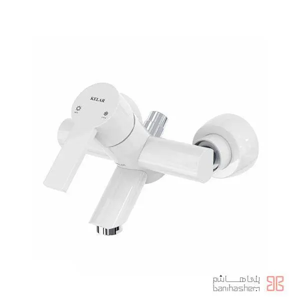 شیر حمام سفید کلار مدل نیو آریا - 3