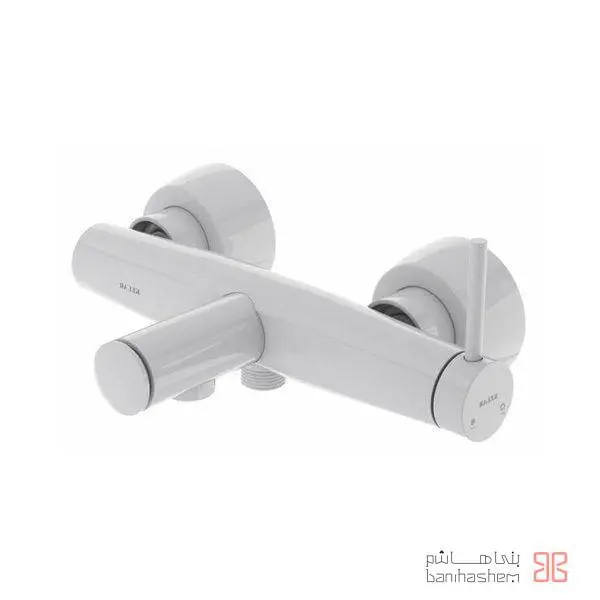 شیر حمام کلار مدل رز سفید - 3