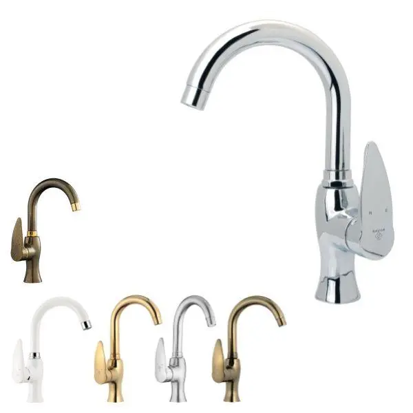 شیر روشویی متحرک کاویان مدل پروانه استیل - 6