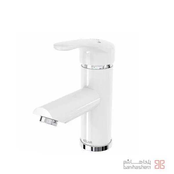 شیر روشویی سفید کلار مدل آریا - 3