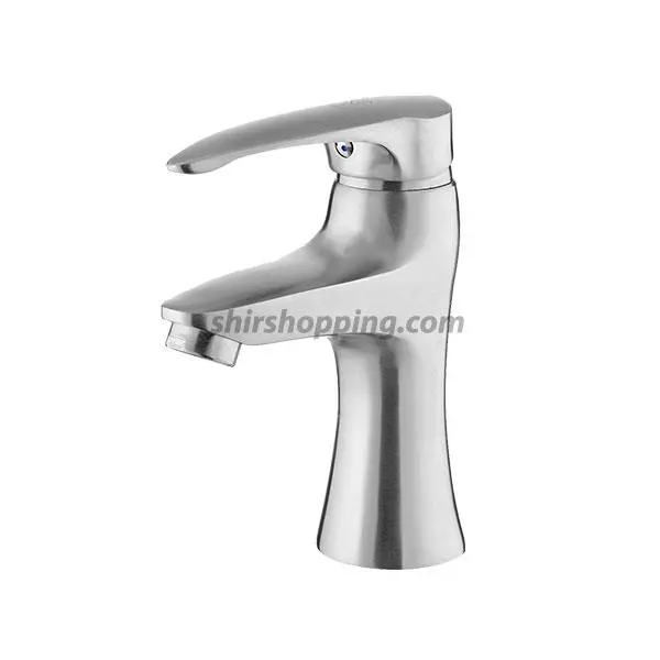 شیر روشویی اهرمی کاویان مدل پروانه استیل - 6