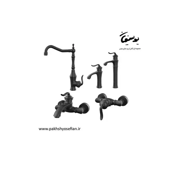 ست شیرآلات کسری مدل دانوب مشکی - 6