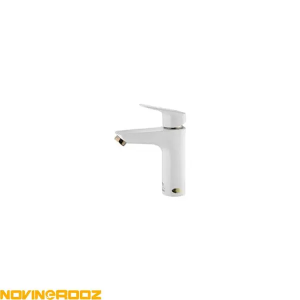 شیر روشویی درخشان مدل هانس سفید - 5