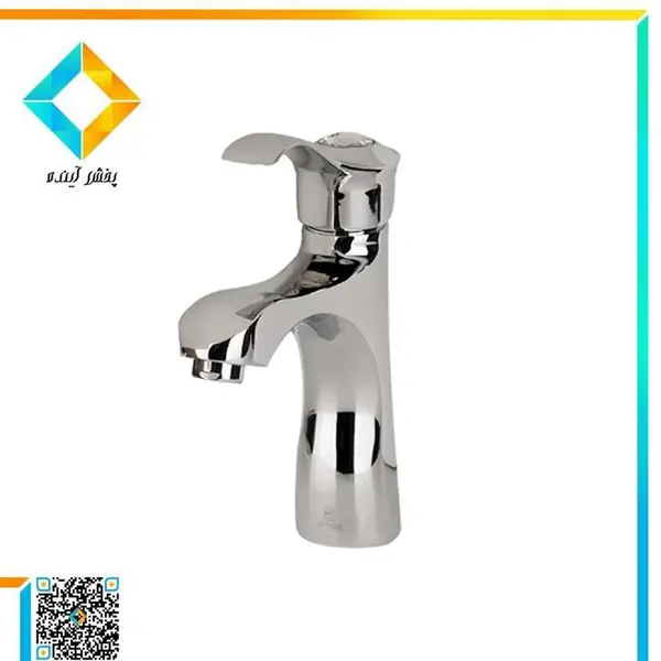 شیر روشویی کروم آرتین مدل رایان - 3