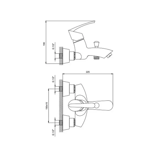 شیر حمام درخشان مدل تاپ گلد - 5
