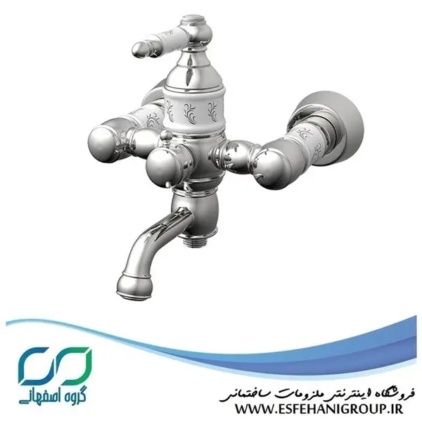 شیر حمام کسری مدل توکیو سفید  - 3