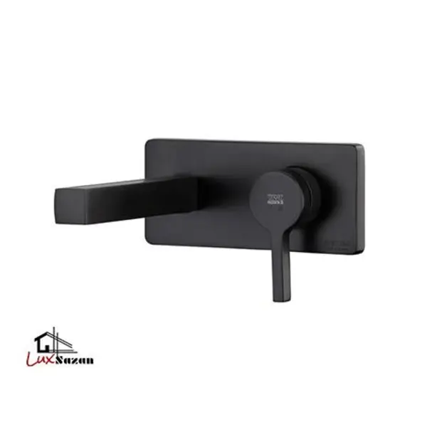 شیر روشویی توکار کی دبلیو سی مدل اوا مشکی - 3