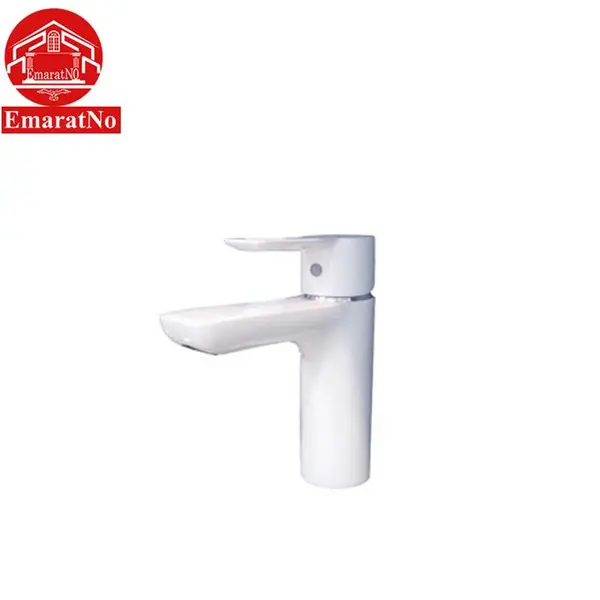 شیر روشویی کی دبلیو سی مدل ریتا پایه کوتاه سفید - 2