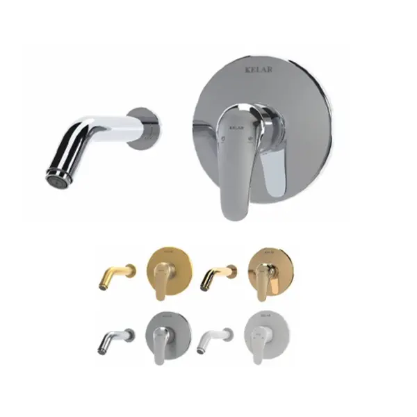 شیر روشویی توکار کلاسیک کلار مدل فلور  - 4