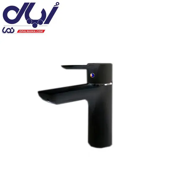 شیر روشویی  کی دبلیو سی مدل ریتا مشکی پایه کوتاه - 6