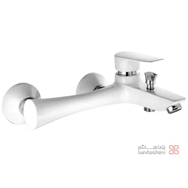 شیرآلات البرز روز مدل دوش کارن سفید - 2