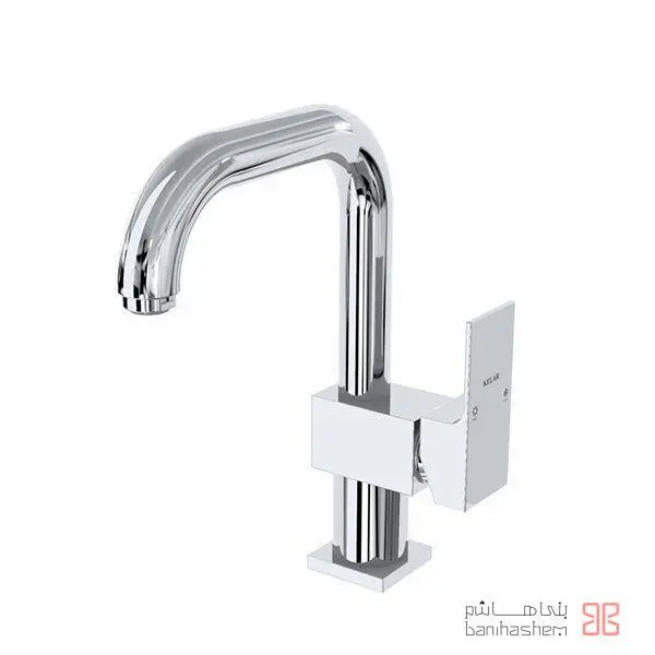 شیر روشویی علم دار کلار مدل فلت  - 2