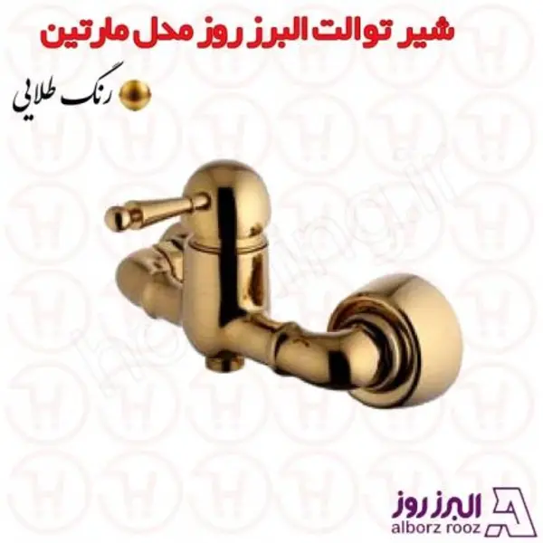شیر توالت البرز روز مدل مارتین طلایی - 3