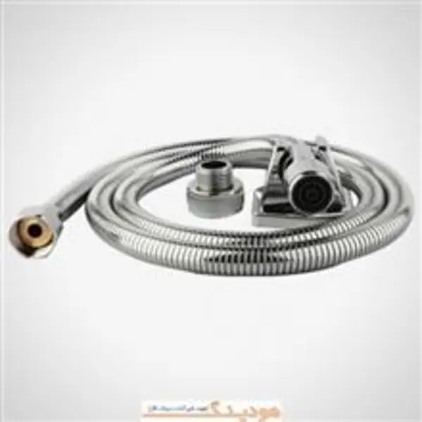 شیلنگ آفتابه برنجی راسان - 6