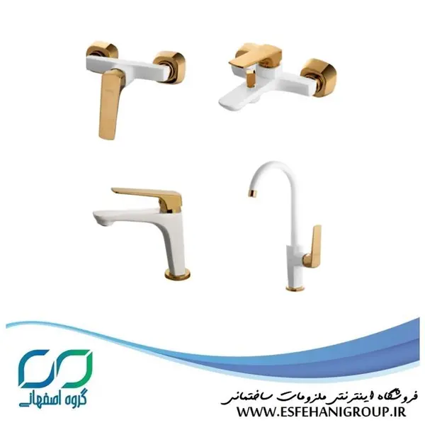 ست شیرآلات البرز روز مدل ماربل  - 4