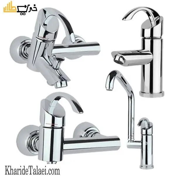 ست شیرآلات تیتانیوم راسان - 6