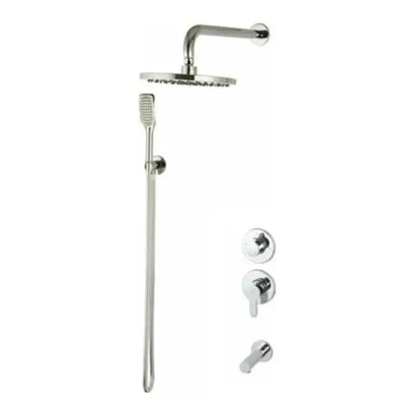 شیر حمام ویوات توکار کلاس1 راسان مدل تنسو/فلت  - 3