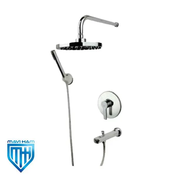 شیر حمام ویوات توکار راسان مدل تنسو کلاس 1 - 2