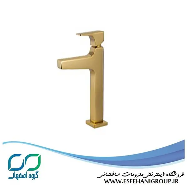 شیر روشویی پایه بلند KWC مدل اراتو طلایی - 4