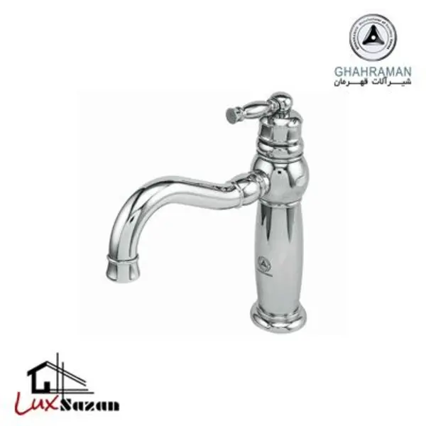 شیر روشویی قهرمان علم دار مدل آنتیک  - 6