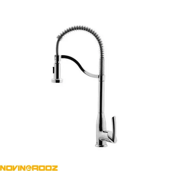 شیر ظرفشویی فنری تاپ درخشان - 6