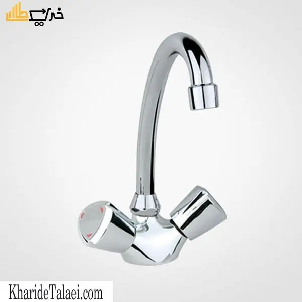 شیر روشویی تکپایه راسان مدل نیوکاستا کلاسیک - 3