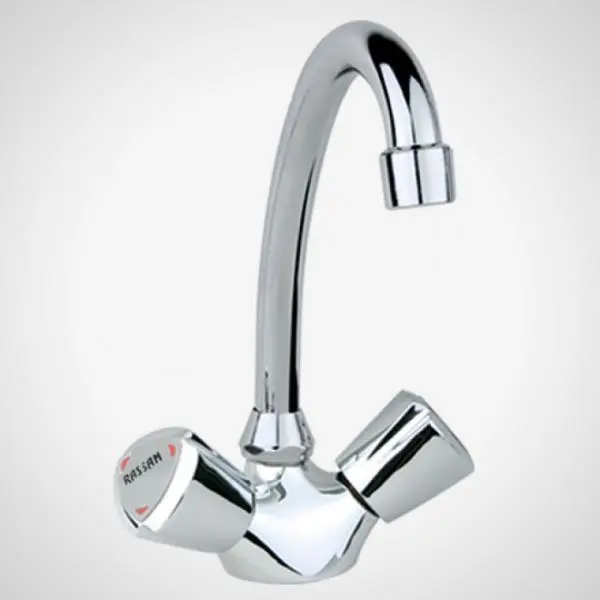 شیر روشویی تکپایه راسان مدل نیوکاستا کلاسیک - 5