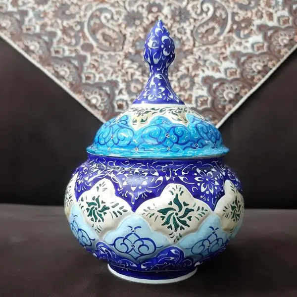 قندان مسی میناکاری - 2