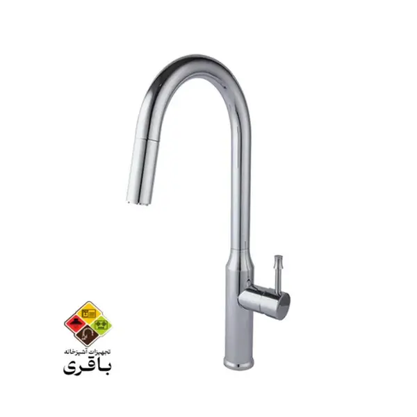 شیر ظرفشویی شلنگ دار راسان مدل کارمن - 6