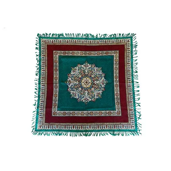 قلمکاری  رومیزی قلمکار مدل ترنج