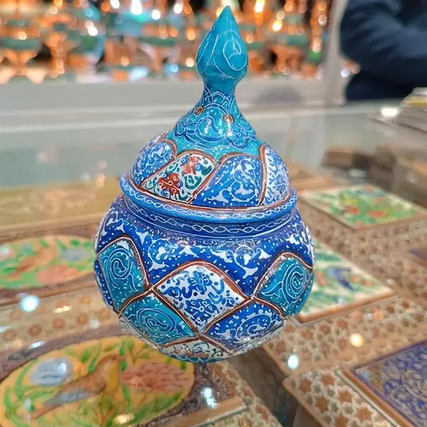 قندان میناکاری مدل 001 - 6