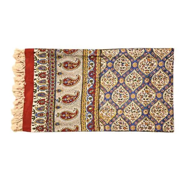 قلمکاری  رومیزی قلمکار صدر مدل حقه ای کد 100 - 2
