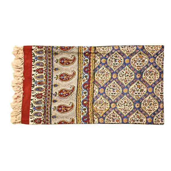 قلمکاری  رومیزی قلمکار صدر مدل حقه ای کد 100