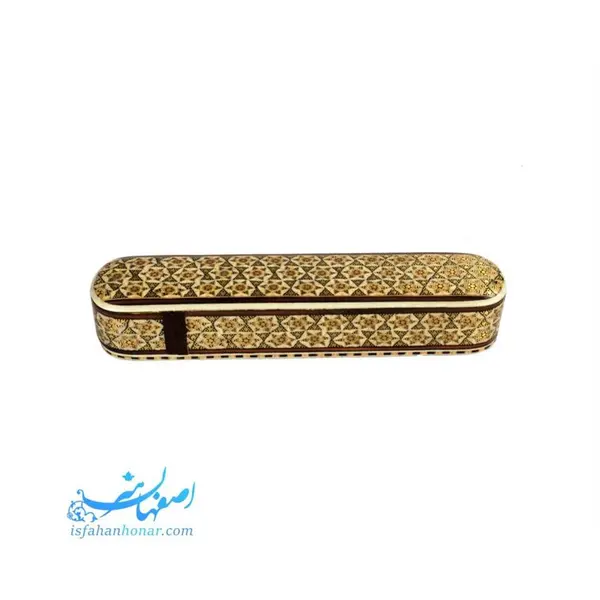 قلمدان کشویی خاتم کاری 20 سانتیمتری - 2