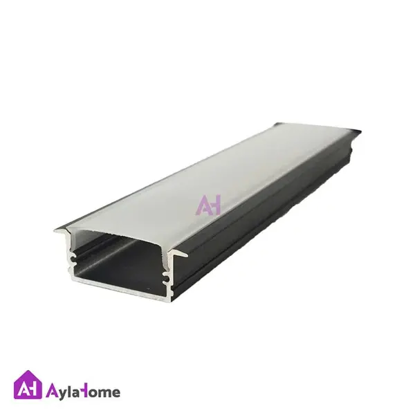 پروفیل نور خطی آلومینیومی 3 سانتی کنافی کد LK3B مشکی (شاخه 3 متری) - 2