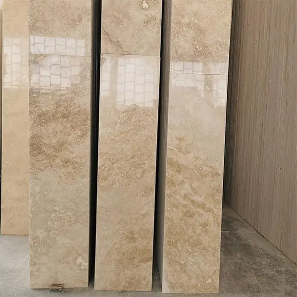 سنگ تراورتن آبگرم محلات کرم روشن عرض 40 سانتی متر ممتاز درجه یک - 4