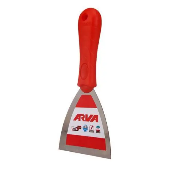 کاردک دسته پلاستیکی سایز 4 اینچ آروا مدل Arva 6282 - 6