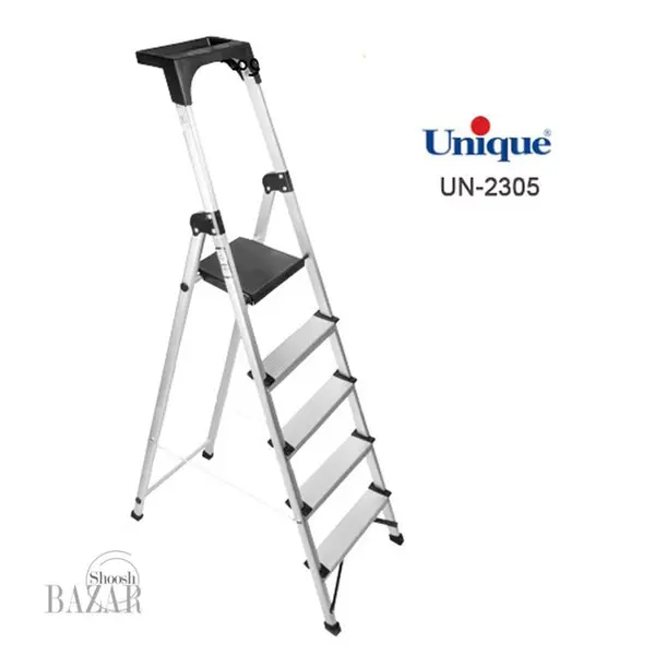 نردبان 5 پله آلومینیومی یونیک کد UN-2305 - 4
