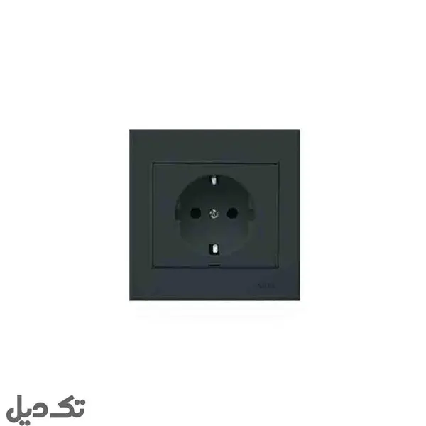 پریز ارت دار مشکی مدل اریک آسیا الکتریک - 2