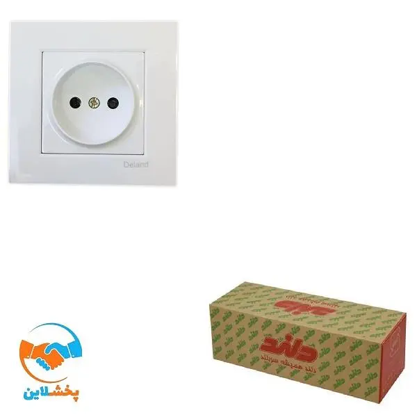 پریز برق محافظ دار بدون ارت دلند مدل اسا - 6