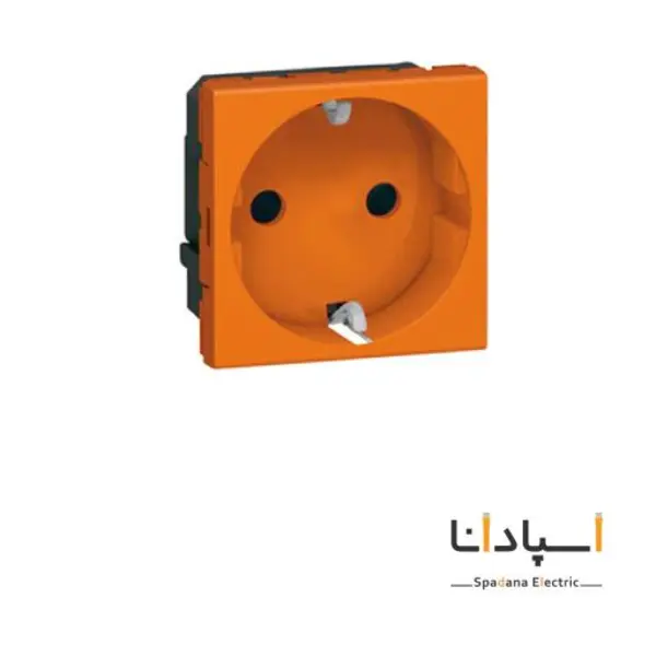 پریز برق ارت دار لگراند نارنجی - 2