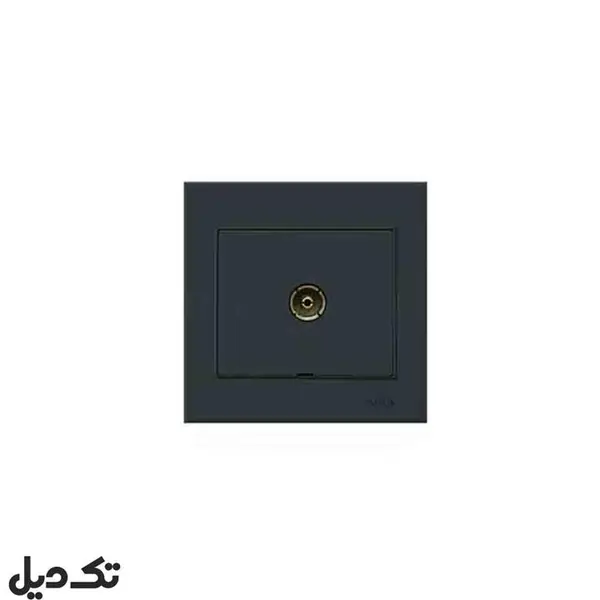 پریز آنتن مشکی مدل اریک آسیا الکتریک - 6