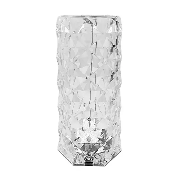 چراغ رومیزی مدل منشوری ریموت دار طرح لمسی شارژی کد 02 - 2