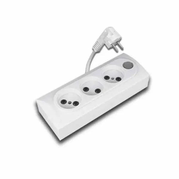 پریز سه خانه کلاسیک با کابل 1/8 متری(خیام الکتریک) - 2