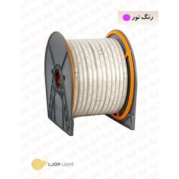 ریسه شلنگی 2835 تراکم 120 بنفش لوپ لایت با تکنولوژی بدون سیم - 3