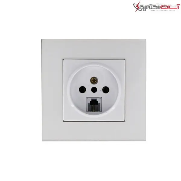 پریز آنتن جهان الکتریک مدل کریستال کد JEC4011 - 4